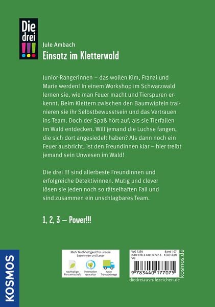 Produktbild: Die drei !!!, 107, Einsatz im Kletterwald