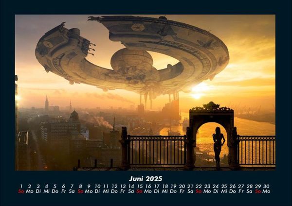Produktbild: Mit Fantasy durch's Jahr 2025 Fotokalender DIN A4