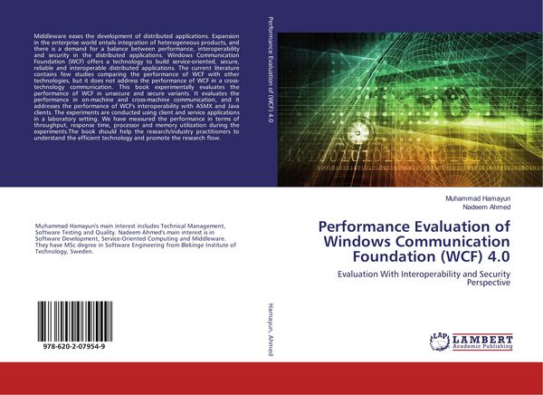 Produktbild: Performance Evaluation of Windows Communication Foundation (WCF) 4.0