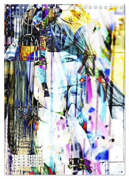 Produktbild: UrbanArt Mensch und Stadt in der Kunst (Wandkalender 2026 DIN A4 hoch), CALVENDO Monatskalender