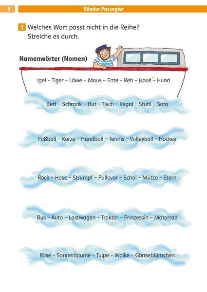 Produktbild: Die Deutsch-Helden Knobelaufgaben f&uuml;r Deutsch-Helden 1. Klasse