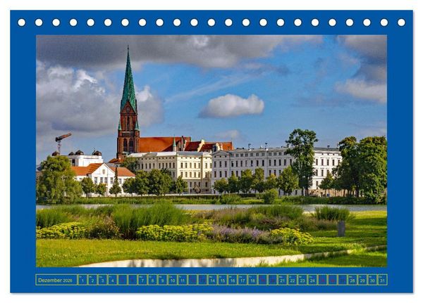 Produktbild: Schwerin - Wir sind Welterbe (Tischkalender 2026 DIN A5 quer), CALVENDO Monatskalender
