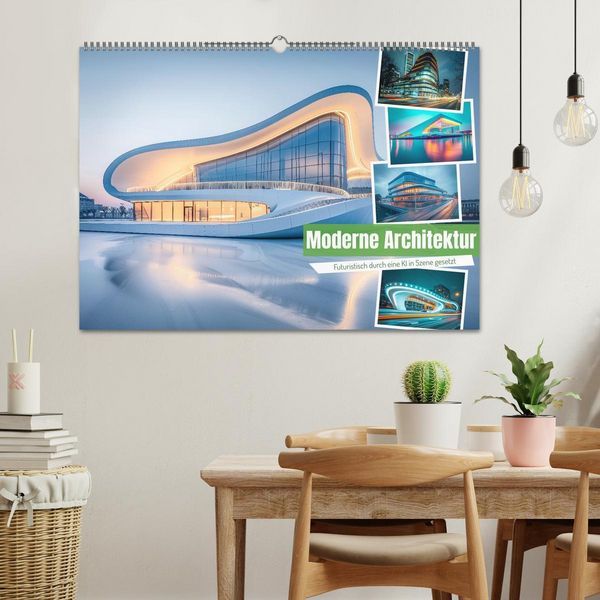 Produktbild: Moderne Architektur (Wandkalender 2026 DIN A2 quer), CALVENDO Monatskalender