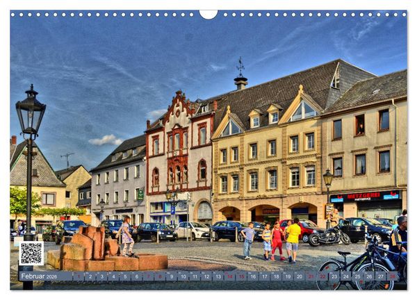 Produktbild: Kirchberg Hunsr&uuml;ck Impressionen (Wandkalender 2026 DIN A3 quer), CALVENDO Monatskalender