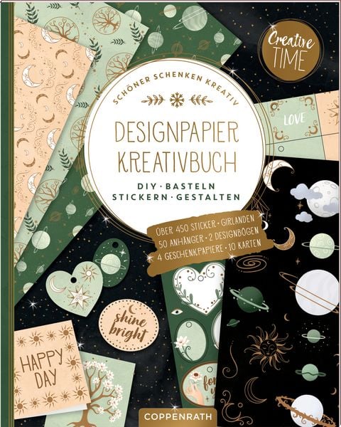 Produktbild: Designpapier-Kreativbuch Sparkle & Stars