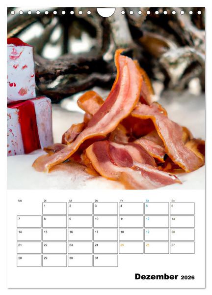 Produktbild: Bacon Kalender - Wir lieben Bacon (Wandkalender 2026 DIN A4 hoch), CALVENDO Monatskalender