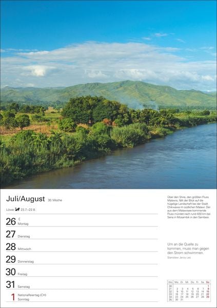 Produktbild: Natursch&auml;tze Afrikas Wochenplaner 2027 - Eine Reise in 53 Bildern