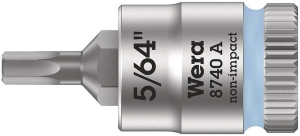 Produktbild: Wera 8740A 05003380001 Innen-Sechskant Steckschl&uuml;ssel-Bit-Einsatz 5/64\" 1/4\" (6.3 mm)