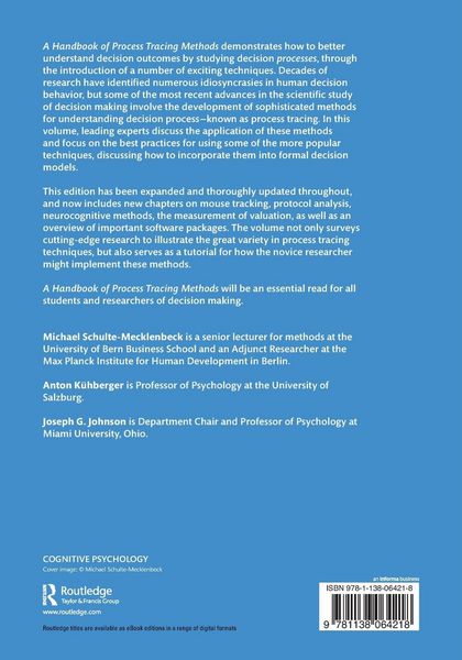 Produktbild: A Handbook of Process Tracing Methods