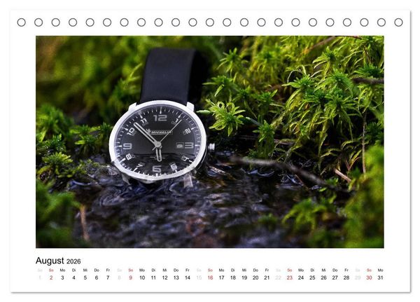 Produktbild: Uhren aus aller Welt (Tischkalender 2026 DIN A5 quer), CALVENDO Monatskalender