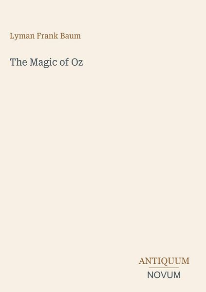 Produktbild: The Magic of Oz