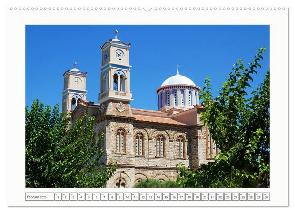 Produktbild: Samos - gr&uuml;ne Perle in der &Auml;g&auml;is (hochwertiger Premium Wandkalender 2026 DIN A2 quer), Kunstdruck in Hochglanz