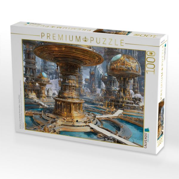 Produktbild: CALVENDO Puzzle Ein Motiv aus dem Kalender Fantasie Welten - Science Fiction | 1000 Teile Lege-Gr&ouml;&szlig;e 64x48cm Foto-Puzzle f&uuml;r gl&uuml;ckliche Stunden