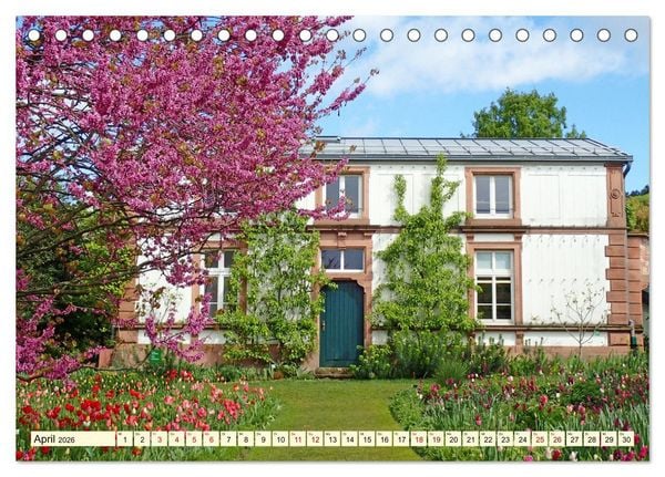 Produktbild: Der Hermannshof Das Parkjuwel in Weinheim an der Bergstra&szlig;e (Tischkalender 2026 DIN A5 quer), CALVENDO Monatskalender
