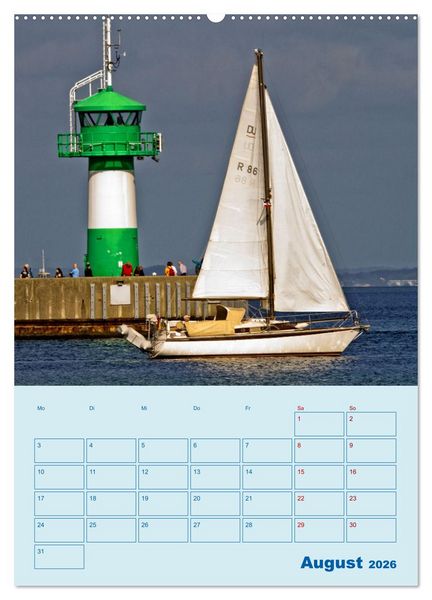 Produktbild: Priwall bei Travem&uuml;nde &ndash; Terminplaner (hochwertiger Premium Wandkalender 2026 DIN A2 hoch), Kunstdruck in Hochglanz
