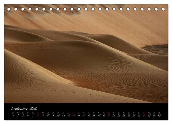 Produktbild: Faszination W&uuml;ste (Tischkalender 2026 DIN A5 quer), CALVENDO Monatskalender