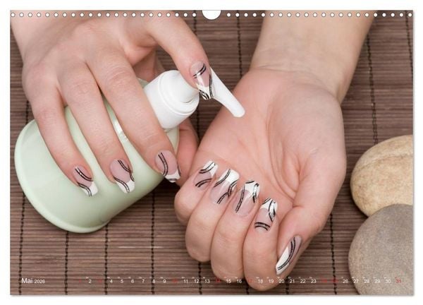 Produktbild: Verg&auml;ngliche Kunst - Nailart Episode 1 (Wandkalender 2026 DIN A3 quer), CALVENDO Monatskalender