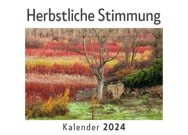 Produktbild: Herbstliche Stimmung (Wandkalender 2024, Kalender DIN A4 quer, Monatskalender im Querformat mit Kalendarium, Das perfekte Geschenk)