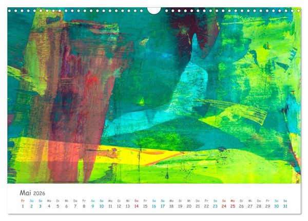 Produktbild: Colorpop - Joyful, abstract. multicolored (Wandkalender 2026 DIN A3 quer), CALVENDO Monatskalender