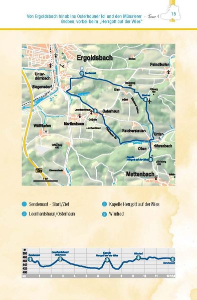 Produktbild: Wandern zwischen Donau und Isar