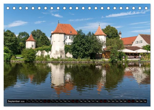 Produktbild: Burgen und Schl&ouml;sser (Tischkalender 2026 DIN A5 quer), CALVENDO Monatskalender