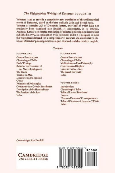 Produktbild: The Philosophical Writings of Descartes