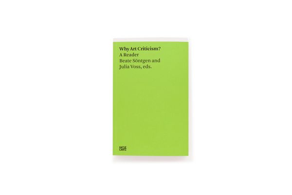 Produktbild: Why Art Criticism? A Reader