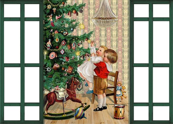 Produktbild: Mini-Adventskalender &ndash; Nostalgische Adventsfenster