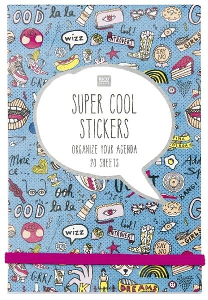 Stickerbuch Magical Summer, blau