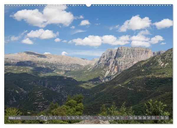 Produktbild: Griechenland 2026 - Zagorochoria und Vikos-Schlucht (Wandkalender 2026 DIN A2 quer), CALVENDO Monatskalender