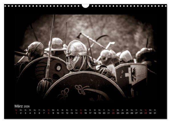 Produktbild: Wikinger und Krieger (Wandkalender 2026 DIN A3 quer), CALVENDO Monatskalender