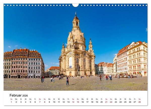 Produktbild: Dresden, Pure Eleganz an der Elbe (Wandkalender 2026 DIN A3 quer), CALVENDO Monatskalender