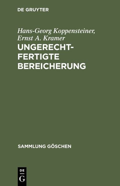 Produktbild: Ungerechtfertigte Bereicherung