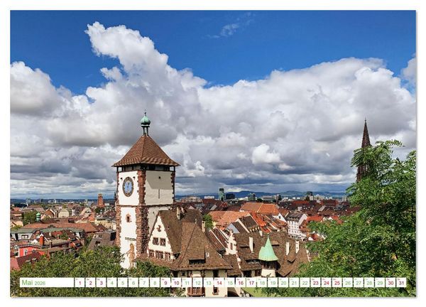 Produktbild: Freiburg - geht immer (Wandkalender 2026 DIN A2 quer), CALVENDO Monatskalender