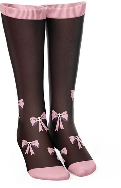 Kniestrumpf 'Dark Romance' Gr. 36-41