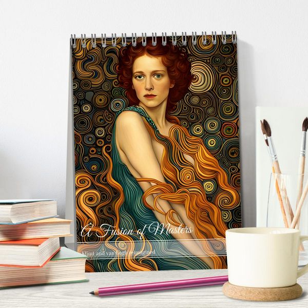 Produktbild: A Fusion of Masters (Desk Calendar 2026 DIN A5 portrait), CALVENDO 12 Month DeskCalendar