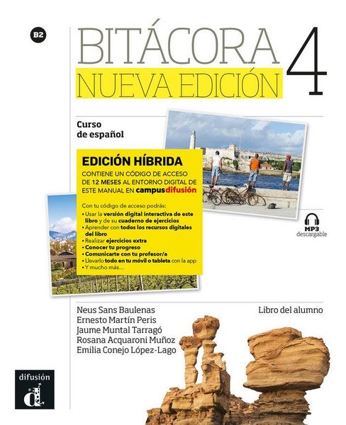 Produktbild: Bitacora Nueva edicion 4 - Edicion hibrida - Libro del alumno B2 + MP3 descargable