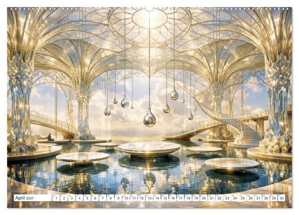 Produktbild: Architektur der Emotionen - Gestaltete Stimmungen (hochwertiger Premium Wandkalender 2027 DIN A2 quer), Kunstdruck in Hochglanz