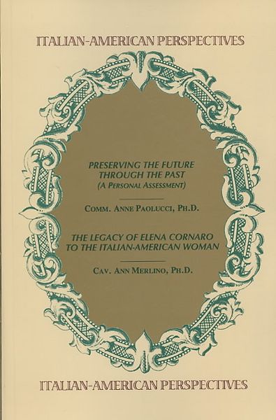 Produktbild: Italian-american Perspectives