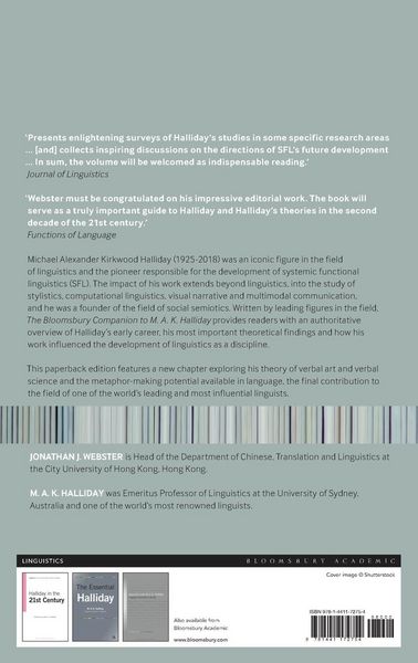 Produktbild: The Bloomsbury Companion to M. A. K. Halliday