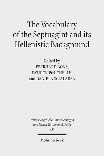 Produktbild: The Vocabulary of the Septuagint and its Hellenistic Background