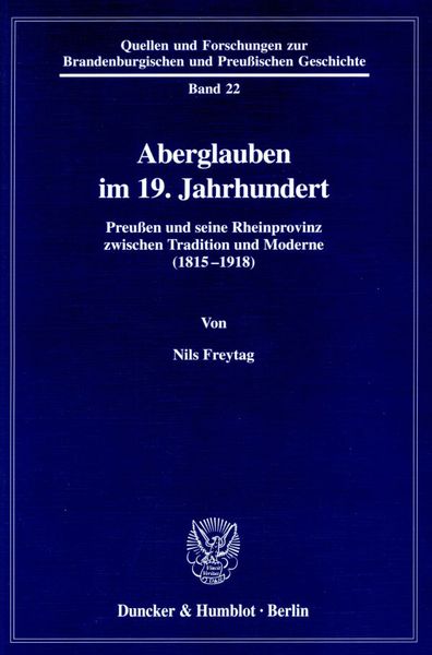 Produktbild: Aberglauben im 19. Jahrhundert.