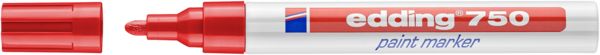 Produktbild: Edding 750 paint marker 4-750002 Lackmarker Rot 2 mm, 4mm