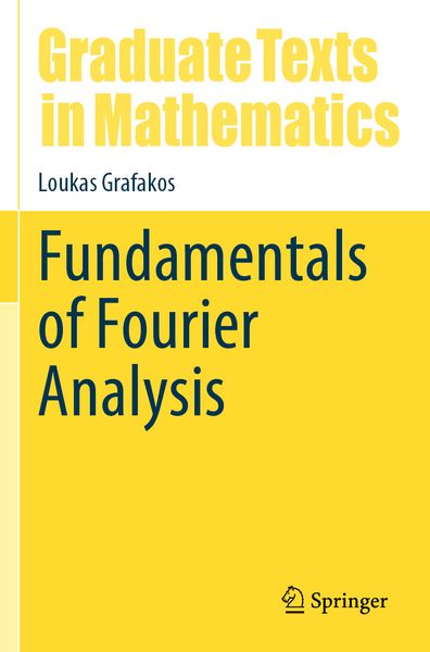 Produktbild: Fundamentals of Fourier Analysis