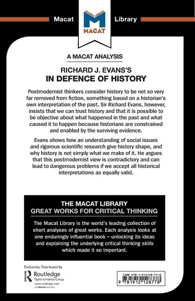 Produktbild: An Analysis of Richard J. Evans's In Defence of History