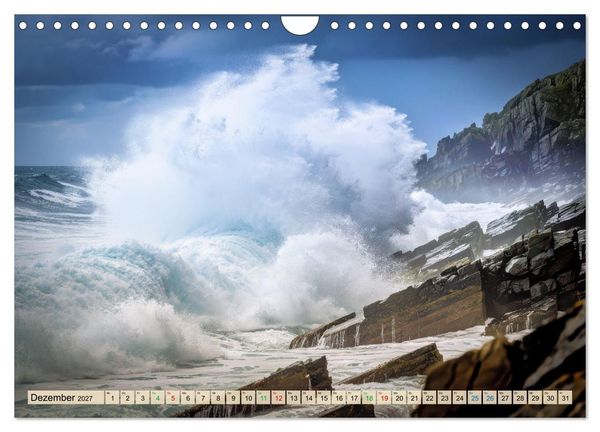 Produktbild: Gef&auml;hrliche Brandung (Wandkalender 2027 DIN A4 quer), CALVENDO Monatskalender
