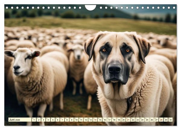 Produktbild: Giganten der Hundwelt (Wandkalender 2026 DIN A4 quer), CALVENDO Monatskalender