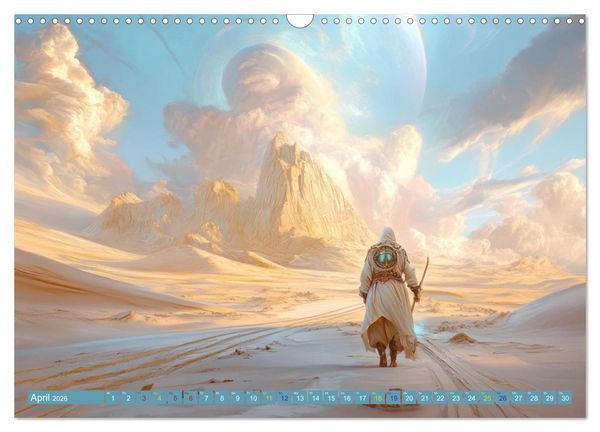 Produktbild: Science Fiction - Originelle Welten (Wandkalender 2026 DIN A3 quer), CALVENDO Monatskalender
