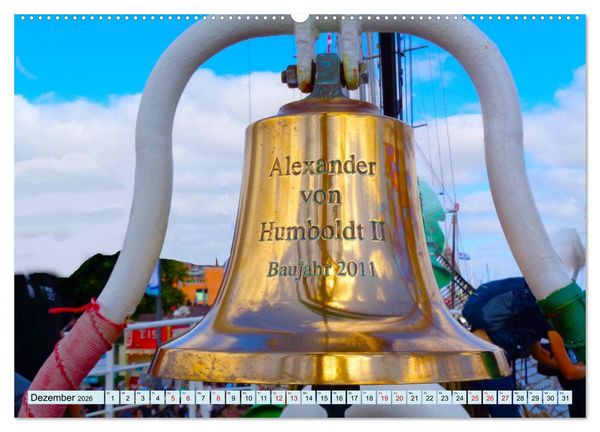 Produktbild: Ein detaillierter Blick auf Segelschiffe (Wandkalender 2026 DIN A2 quer), CALVENDO Monatskalender