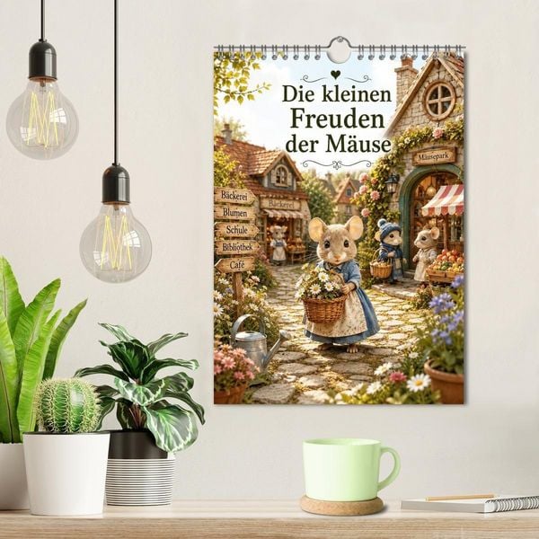 Produktbild: Die kleinen Freuden der M&auml;use (Wandkalender 2027 DIN A4 hoch), CALVENDO Monatskalender